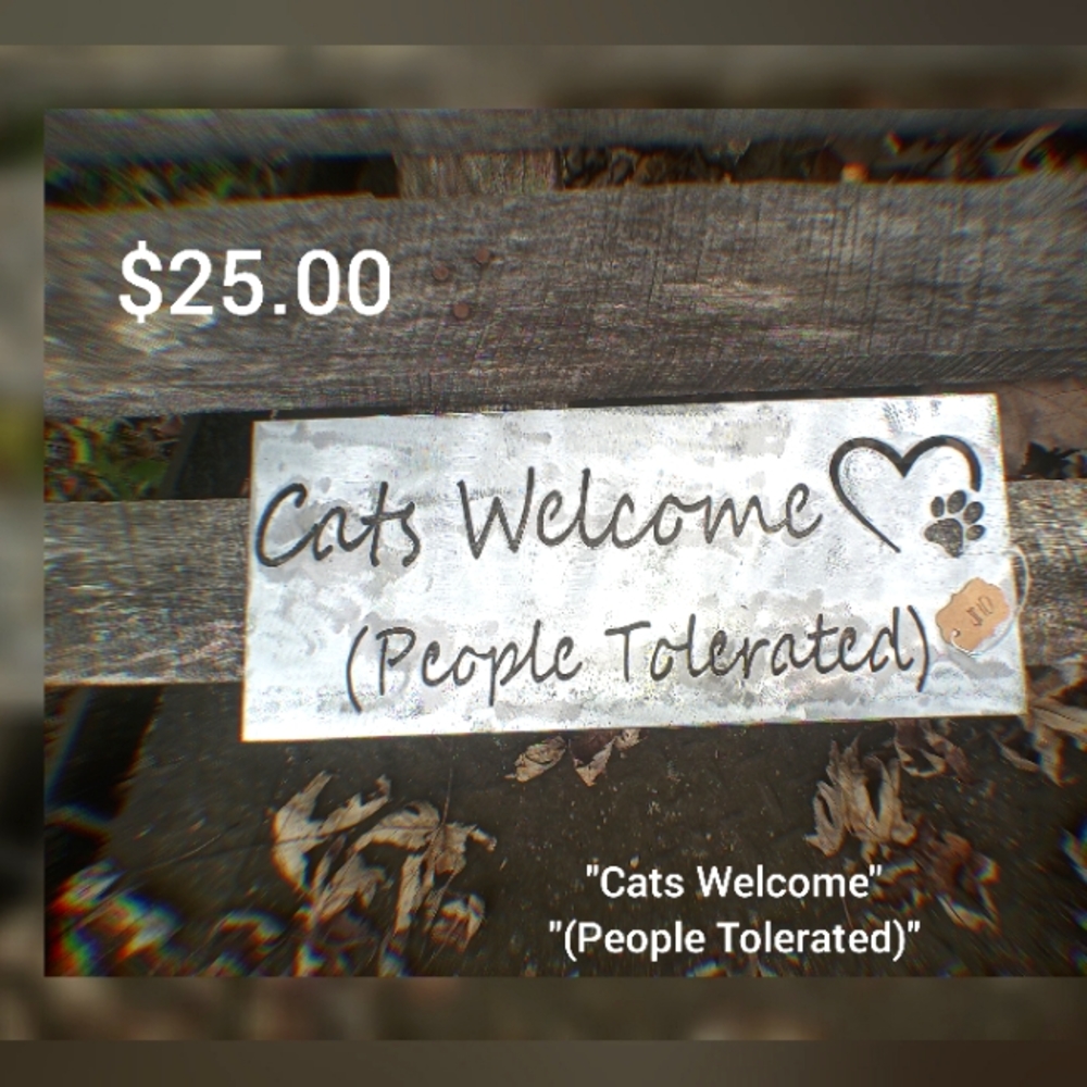Cat Lovers sign